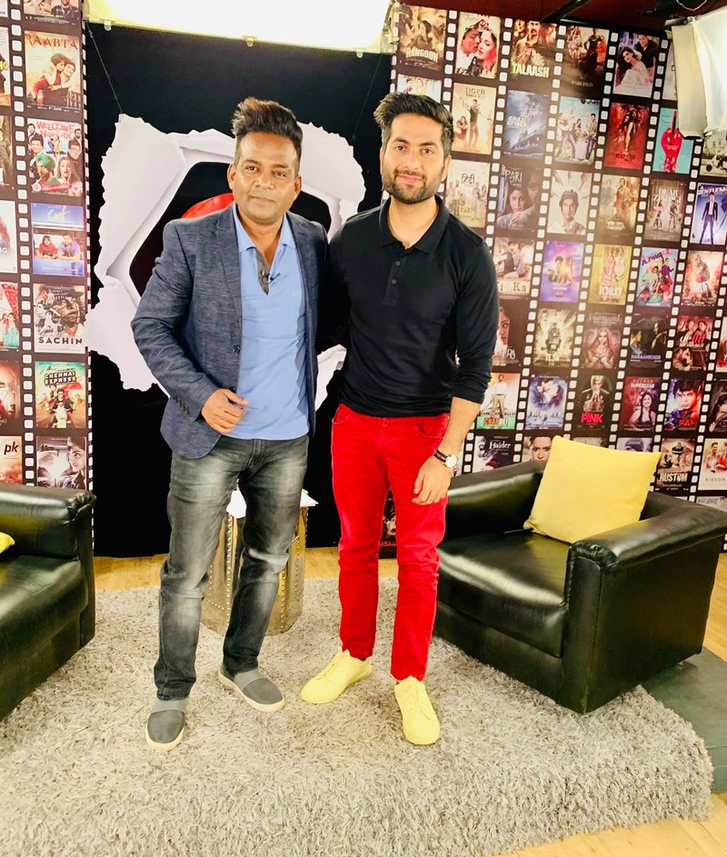 Entity One founder Girish Wankhede on a studio set