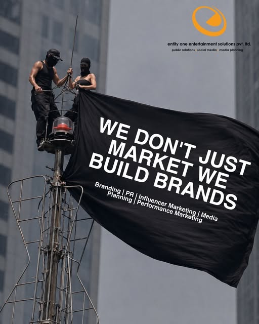 Instagram post: We don’t just market, we build brands